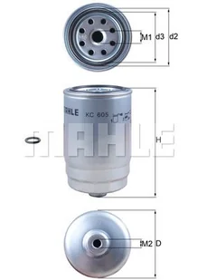 Filtr paliwa Mahle KC 605D - Filtry paliwa - miniaturka - grafika 1