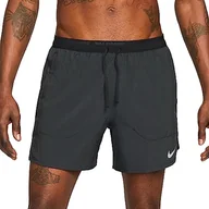 Spodenki męskie - Nike Męskie spodnie Df Stride Shrt 5 in Bf, czarne/odblaskowe srebro, XXL - miniaturka - grafika 1