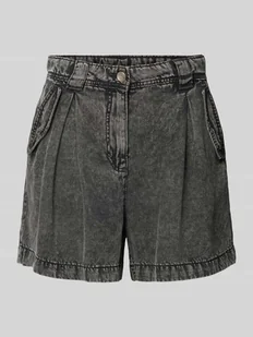 Szorty o kroju relaxed fit z imitacji jeansu model ‘KENYA LIFE’ - Spodenki damskie - miniaturka - grafika 1