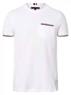 Tommy Hilfiger - T-shirt męski, biały - Koszulki męskie - miniaturka - grafika 1