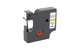 Zamiennik taśmy DYMO D1 40918 9mm żółta/czarny - Etykiety do drukarek Zamiennik taśmy DYMO D1 40918 9mm żółta/czarny - Etykiety do drukarek - miniaturka - grafika 1