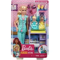 Lalki dla dziewczynek - Mattel Barbie Kariera Zestaw Pe diatra GXP-720432 - miniaturka - grafika 1