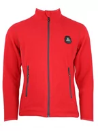 Odzież trekkingowa męska - Peak Mountain Kurtka polarowa "Cartelan" w kolorze czerwonym - miniaturka - grafika 1