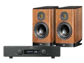 Zestawy stereo - Hegel H95 (czarny) + Vela BS404.2 (orzech) - miniaturka - grafika 1