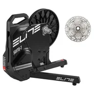Trenażery rowerowe - Trenażer rowerowy ELITE Suito-T + Kaseta zębatek SHIMANO Deore CS-M6100-12 - miniaturka - grafika 1