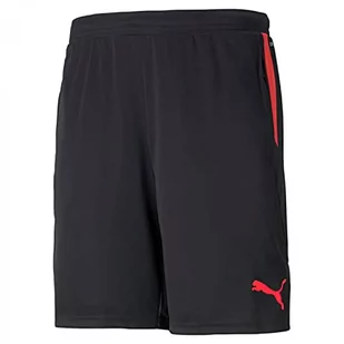 PUMA PUMA Szorty męskie Individualcup Puma Black Sunblaze S 657546 - Spodenki męskie - miniaturka - grafika 1