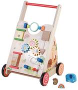 Zabawki zręcznościowe - Pchacz Dla Dziecka 2W1 Drewniany Chodzik Interaktywny Xxl - miniaturka - grafika 1