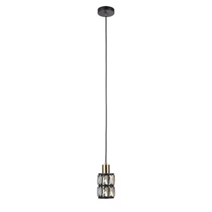 Lampa wisząca MENFI PND-44236-1-BK-GD Italux - Lampy sufitowe - miniaturka - grafika 1