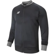 Bluzy sportowe męskie - Bluza New Balance EMJ9032BK - czarna - miniaturka - grafika 1