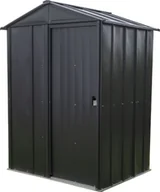 Altany ogrodowe - vidaXL Spacemaker Metalowa szopa na narzędzia 54 Szary 122x151x198cm - miniaturka - grafika 1