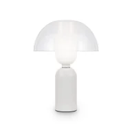 Lampy stojące - Lampa stołowa biała ze szklaną kopułą Memory 1xE14 40W Maytoni - miniaturka - grafika 1