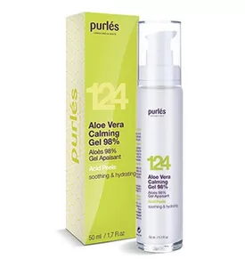 Purles 124 Aloe Vera Calming Gel Kojący Żel Aloesowy 98% 50 ml - Kremy do twarzy - miniaturka - grafika 1