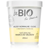 Maski do włosów - beBIO Naturalna maska włosy normalne suche 200 ml - miniaturka - grafika 1