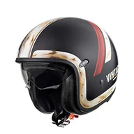 Kaski motocyklowe - PREMIER HELMET VINTAGE DO 92 O.S. BM, czarny/biały/czerwony, S - miniaturka - grafika 1