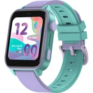Smartwatch - BEMI Linki2 Fioletowo-zielony - miniaturka - grafika 1