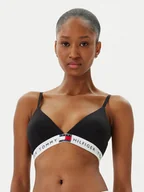 Biustonosze - Tommy Hilfiger Biustonosz braletka UW0UW06040 Czarny - miniaturka - grafika 1