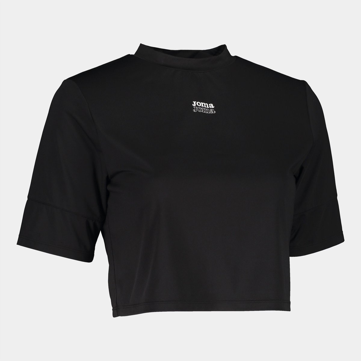 KOSZULKA CROP Z KRÓTKIM RĘKAWEM DAMSKA JOMA DAPHNE CZARNA 800152.100 r. XS