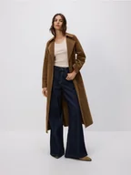 Spodnie damskie - Reserved - Jeansy wide leg - granatowy - miniaturka - grafika 1