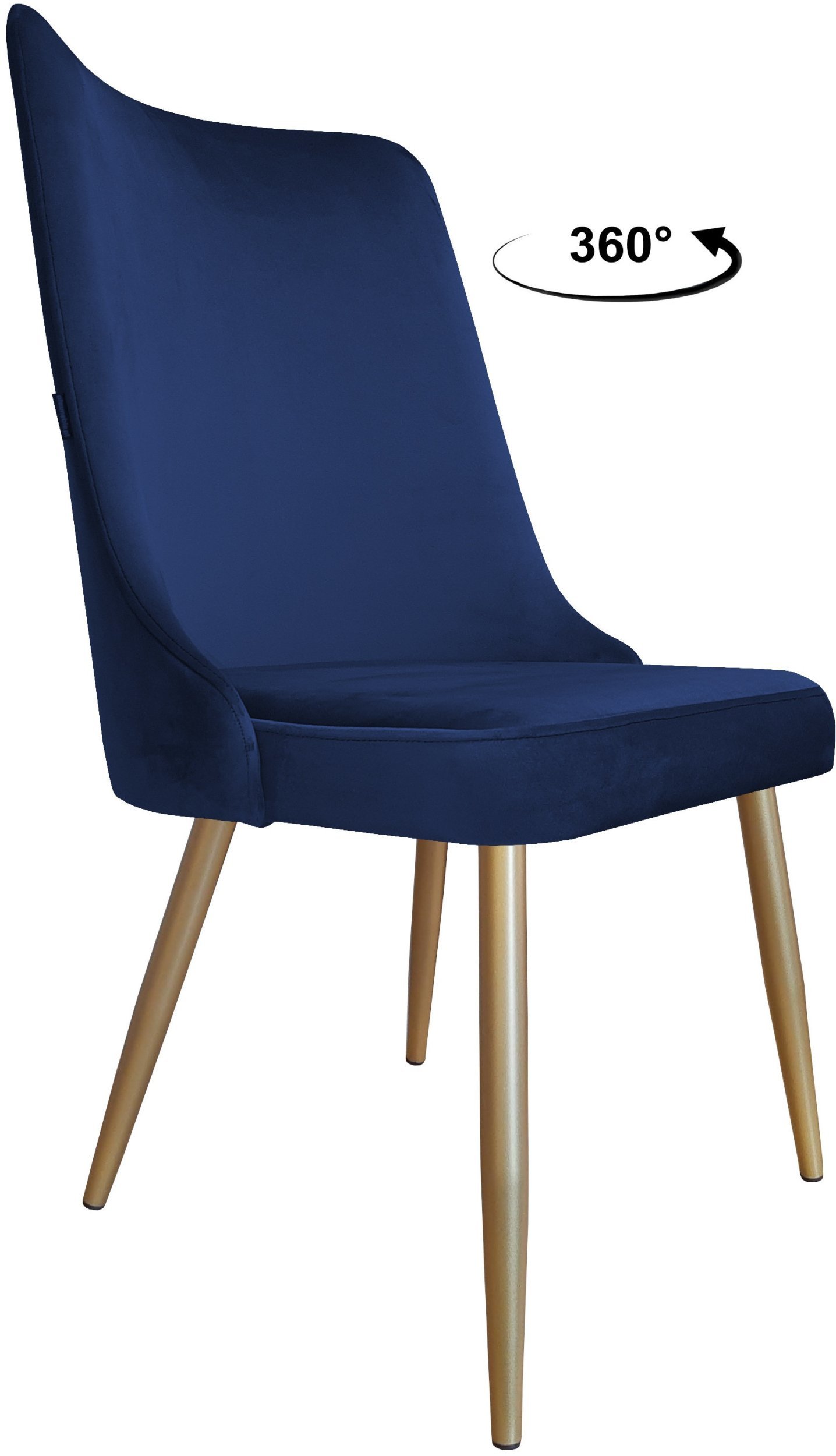 Krzesło obrotowe Victor noga złota MG16