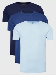 Koszulki męskie - Polo Ralph Lauren Komplet 3 t-shirtów 714830304019 Kolorowy Regular Fit - grafika 1