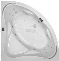 Wanna z hydromasażem narożna symetryczna SC06-WS 145x145 cm - Wanny z hydromasażem - miniaturka - grafika 1