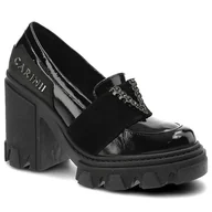 Półbuty damskie - Carinii, Półbuty, B8493_-070-H20-R91-E61 Czarny, rozmiar 40 - miniaturka - grafika 1