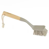 Akcesoria do urządzeń czyszczących - Salter LASAL71397WEU7 Warm Harmony Dish Brush, FSC Bamboo Handle, Recycled Plastic, Strong & Durable Bristles, Square Head For Cleaning Corners, Removes Tough Grime From Plates, Pans, Baking Trays - miniaturka - grafika 1