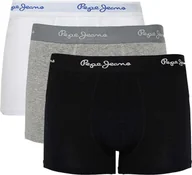Majtki męskie - Pepe Jeans Bokserki "Isaac 3-Pack" - PMU10059 Isaac - Czarny- Rozmiar: S(EU) - miniaturka - grafika 1