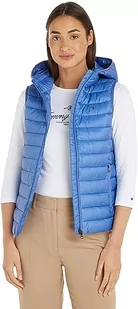 Tommy Hilfiger Damska kamizelka LW wyściełana globalna w paski, Iconic Blue, XL, Kultowy niebieski, XL - Kamizelki damskie - miniaturka - grafika 1