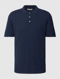 Koszulki męskie - Koszulka polo z dodatkiem wiskozy i kołnierzykiem polo model ‘EMIL’ - grafika 1