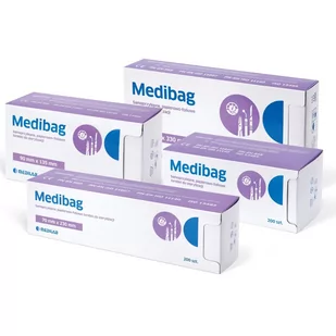 Medibag Torebki do sterylizacji 200 sztuk 90 mm x 230 mm - Zestawy do manicure i pedicure - miniaturka - grafika 1