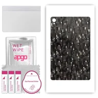 Akcesoria do tabletów i e-booków - folia naklejka skórka strukturalna na TYŁ do TCL Tab 8 4G - Carbon Pixel Czarny - apgo SKINS - miniaturka - grafika 1