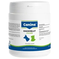 Suplementy i witaminy dla psów - Suplement dla psa i kota CANINA Krew wołowa 250 g - miniaturka - grafika 1