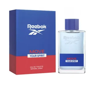 Reebok, Move Your Spirit, woda toaletowa, 100 ml - Wody i perfumy męskie - miniaturka - grafika 1