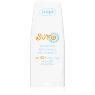 Kremy do twarzy z filtrem - Ziaja Przeciwutleniający krem przeciwsłoneczny z witaminą C SPF 50+ Face )Cream Face ) 50 ml - miniaturka - grafika 1