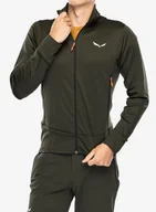 Kurtki męskie - Kurtka polarowa Salewa Puez PL Jacket - dark olive - miniaturka - grafika 1