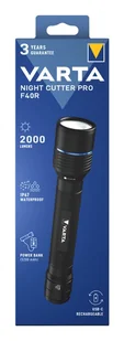 Varta Night Cutter Pro F40R Czarny Latarka ręczna LED - Latarki - miniaturka - grafika 1