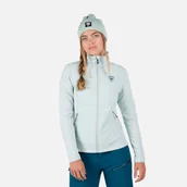 Kurtki i kamizelki sportowe damskie - ROSSIGNOL BLUZA NARCIARSKA DAMSKA W CLASSIQUE HYBRID CLIM FZ niebieski - Rossignol - miniaturka - grafika 1