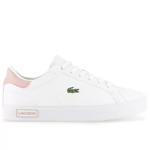 Buty Lacoste Powercourt 741SUJ0014-1Y9 - białe - Trampki damskie - miniaturka - grafika 1