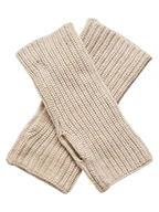 Rękawiczki - MOSS COPENHAGEN Ocieplacze "Galine Rachelle" w kolorze beżowym - miniaturka - grafika 1