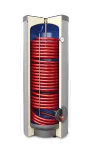 Galmet Wymiennik cwu z wężownicą spiralną, stojący SGW(S) Tower Grand 250L, poliuretan, skay, wężownica 2,4m2 - Zasobniki i wymienniki - miniaturka - grafika 1