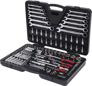 KS Tools CHROMEplus 918.0724 zestaw podwójnych kluczy nasadowych 1/4"+3/8"+1/2, 124 szt. 4042146084045 - Klucze i nasadki - miniaturka - grafika 1