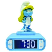 Wyposażenie pokoiku dziecięcego - Budzik z lampką nocną LEXIBOOK Smurfette RL800SF - miniaturka - grafika 1