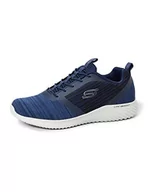Sneakersy męskie - Skechers Bounder-52504 męskie sneakersy (Bounder-52504), kolor: niebieski granatowy Nvy., rozmiar: 43 EU - miniaturka - grafika 1