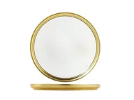 Akcesoria i części AGD - H&H Goldie Szklana płyta z drutem złotym, 21cm - miniaturka - grafika 1