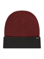 Czapki damskie - Jack Wolfskin Czapka Rib Hat 1903891-2185 Bordowy - miniaturka - grafika 1