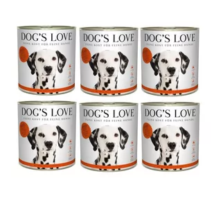 DOG'S LOVE Rind - wołowina z jabłkiem, szpinakiem i cukinią 6x800g - Mokra karma dla psów DOG'S LOVE Rind - wołowina z jabłkiem, szpinakiem i cukinią 6x800g - Mokra karma dla psów - miniaturka - grafika 1