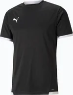 Koszulki męskie - Puma Koszulka męska Puma teamLIGA Jersey czarna 704917 03 S - miniaturka - grafika 1