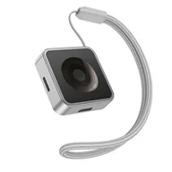Akcesoria do smartwatchy - HOCO ładowarka indukcyjna do Apple Watch 2,5W CW55 srebrna - miniaturka - grafika 1