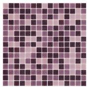 Płytki ceramiczne - Mozaika szklana Qmx violet 32.7x32.7 cm - miniaturka - grafika 1